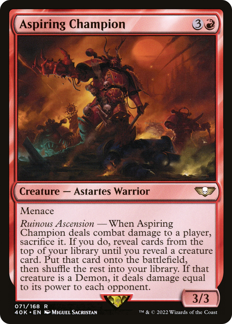 Aspiring Champion (40K-071) [Warhammer 40,000 Commander]