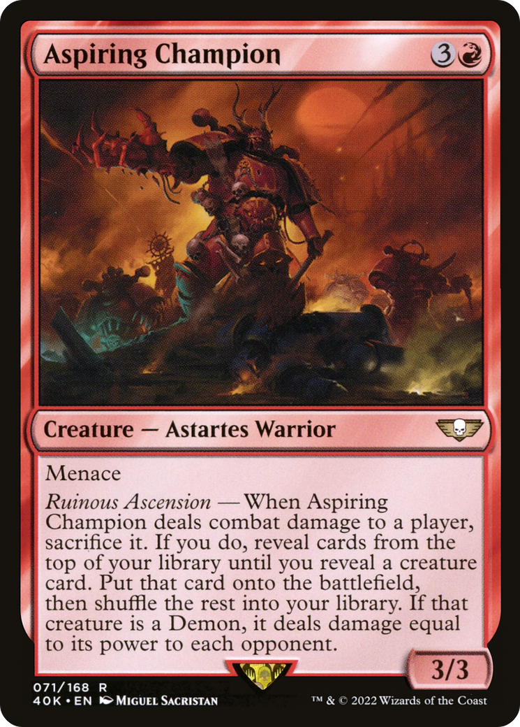Aspiring Champion (40K-071) [Warhammer 40,000 Commander]