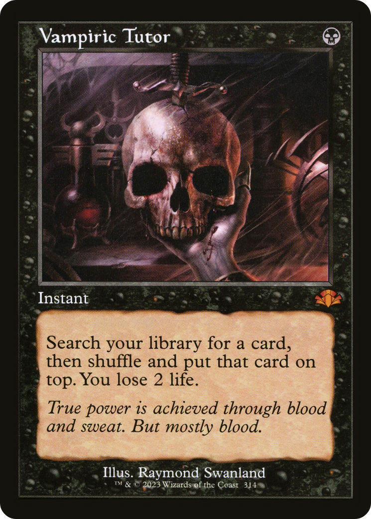 Vampiric Tutor (DMR-314) [Dominaria Remastered] Foil
