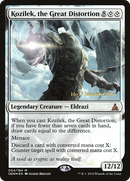 Kozilek, the Great Distortion (PRE-04S) [Oath of the Gatewatch Promos] Foil