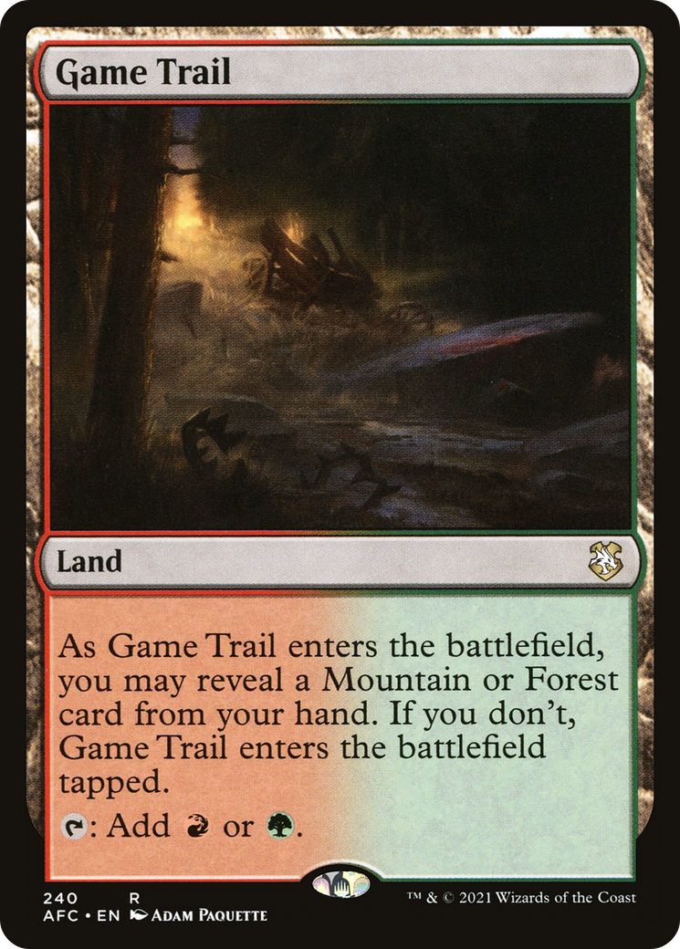Game Trail (AFC-240) [Forgotten Realms Commander]