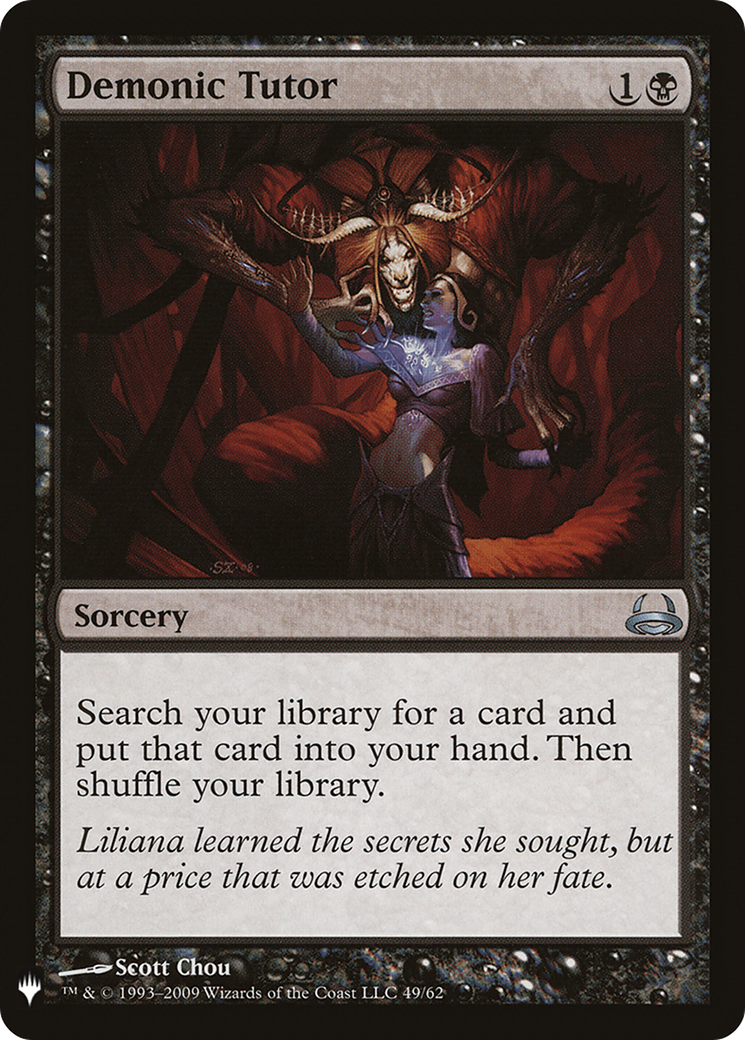 Demonic Tutor (LIST-DDC-49) [The List]