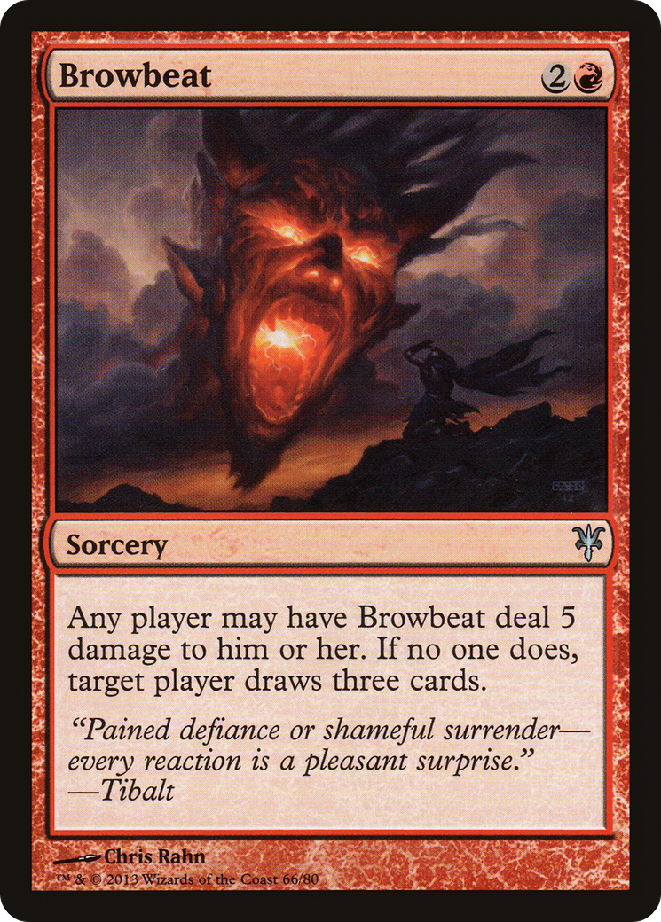 Browbeat (DDK-066) [Duel Decks: Sorin vs. Tibalt]