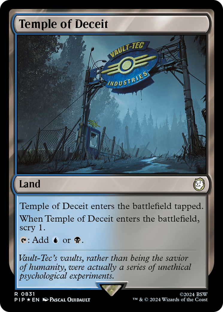 Temple of Deceit (PIP-831) [Fallout] Foil
