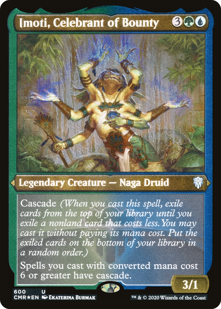 Imoti, Celebrant of Bounty (Foil Etched) (CMR-600) [Commander Legends] Foil