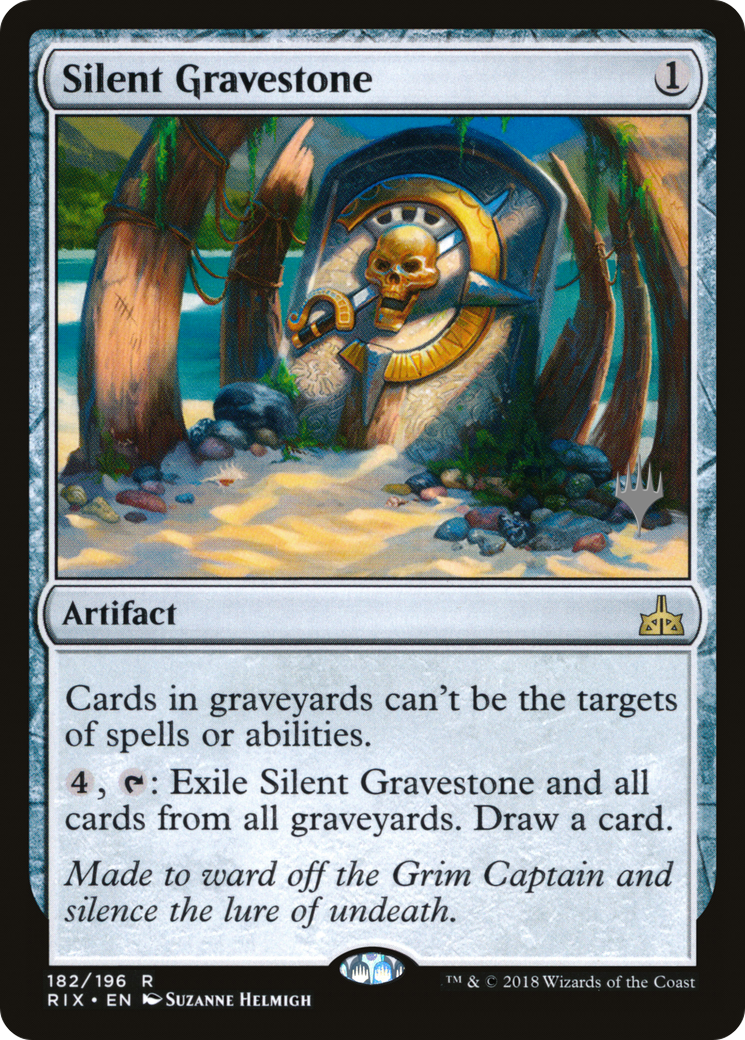 Silent Gravestone (PPM20-182P) [Promo Pack: Rivals of Ixalan Promos]