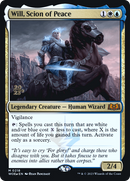 Will, Scion of Peace (PRE-218S) [Wilds of Eldraine Promos] Foil