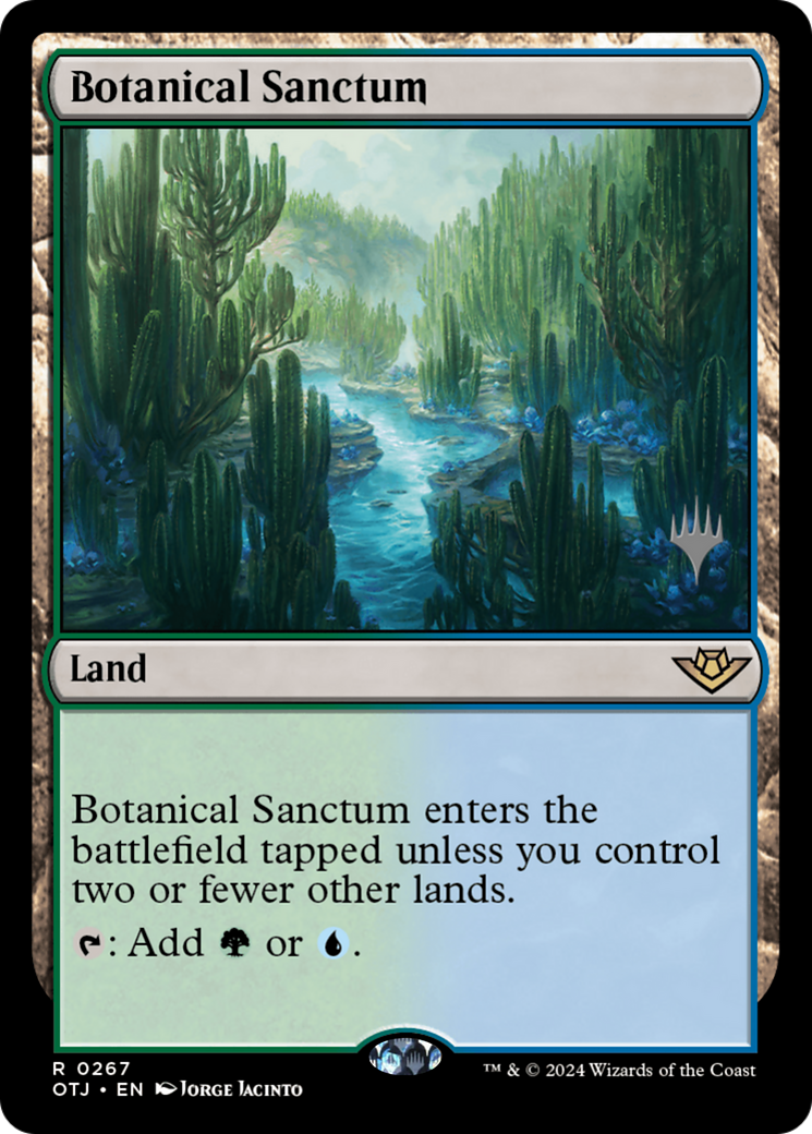 Botanical Sanctum (PPOTJ-267P) [Outlaws of Thunder Junction Promos]