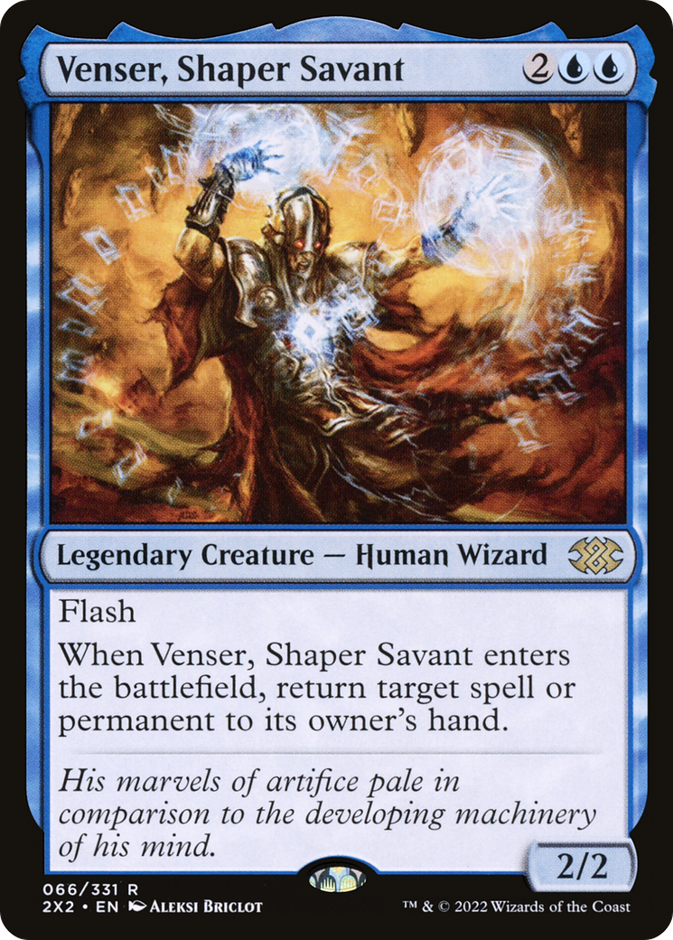 Venser, Shaper Savant (2X2-066) [Double Masters 2022]