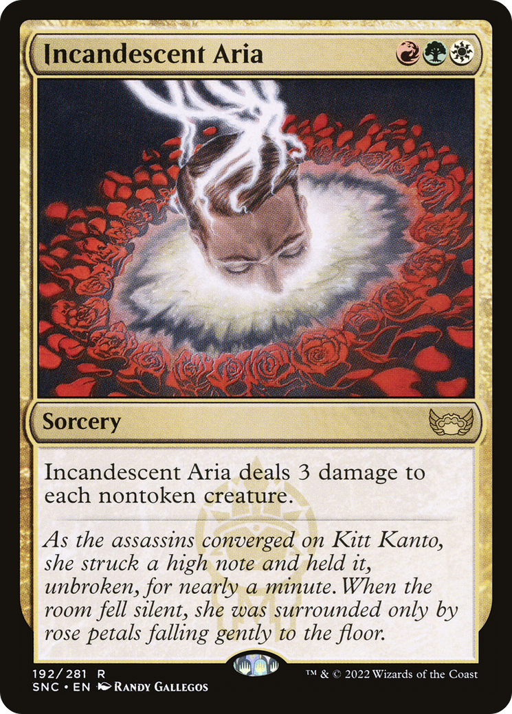 Incandescent Aria (SNC-192) [Streets of New Capenna] Foil