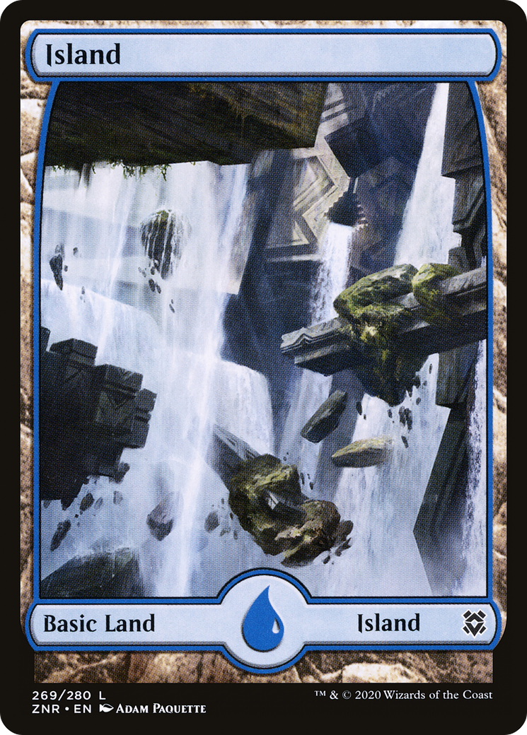 Island (269) - Full Art (ZNR-269) [Zendikar Rising]
