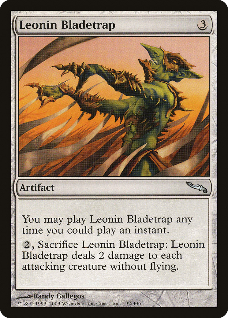 Leonin Bladetrap (MRD-192) [Mirrodin]
