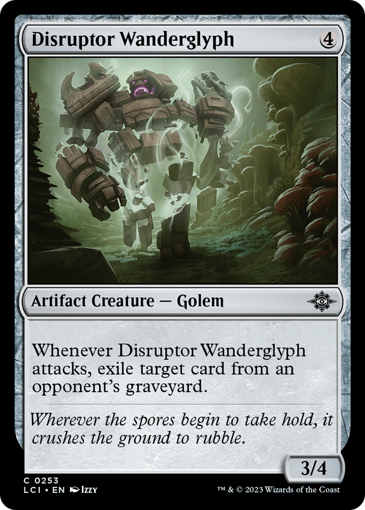 Disruptor Wanderglyph (LCI-253) [The Lost Caverns of Ixalan]