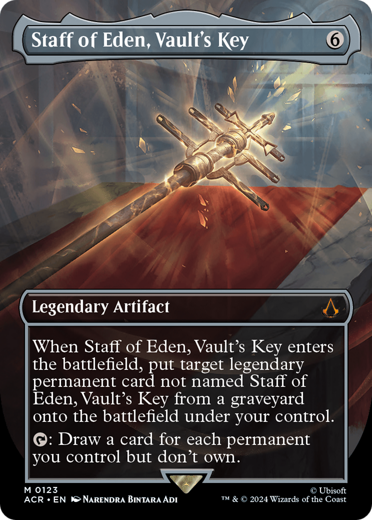 Staff of Eden, Vault's Key (ACR-123) [Assassin's Creed] (Borderless)