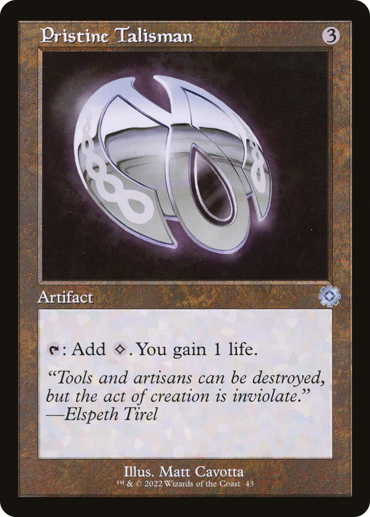 Pristine Talisman (BRR-043) [The Brothers' War Retro Artifacts]