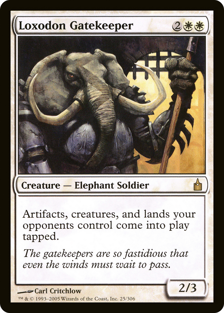 Loxodon Gatekeeper (RAV-025) [Ravnica: City of Guilds]