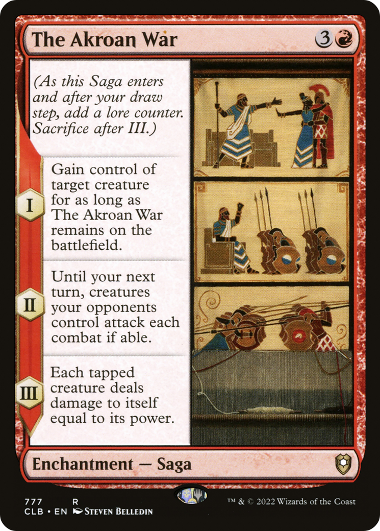 The Akroan War (CLB-777) [Commander Legends: Battle for Baldur's Gate]