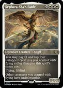 Sephara, Sky's Blade (CMM-471) [Commander Masters] Etched Foil