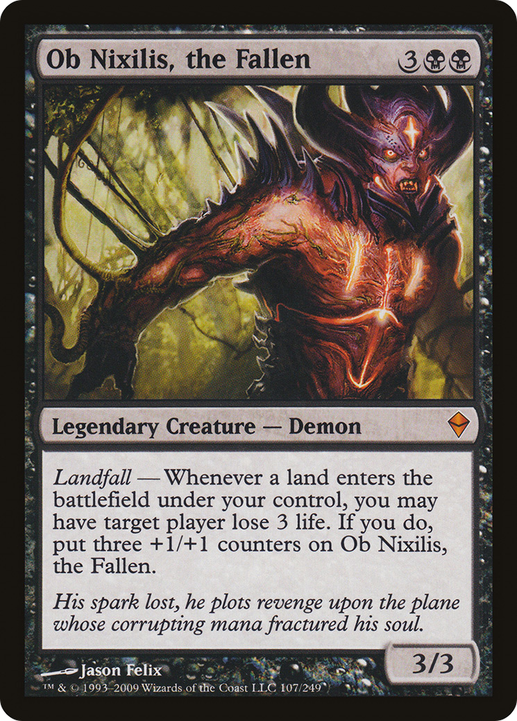 Ob Nixilis, the Fallen (ZEN-107) [Zendikar] Foil