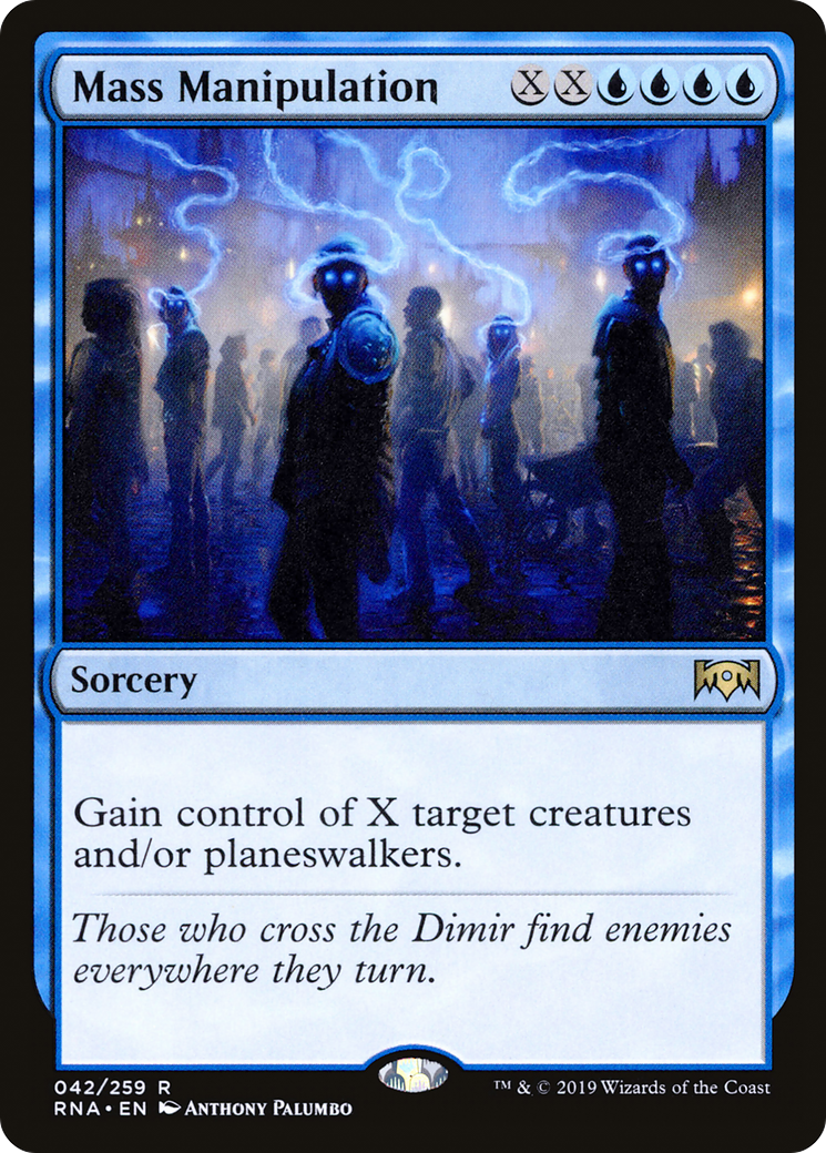 Mass Manipulation (RNA-042) [Ravnica Allegiance]