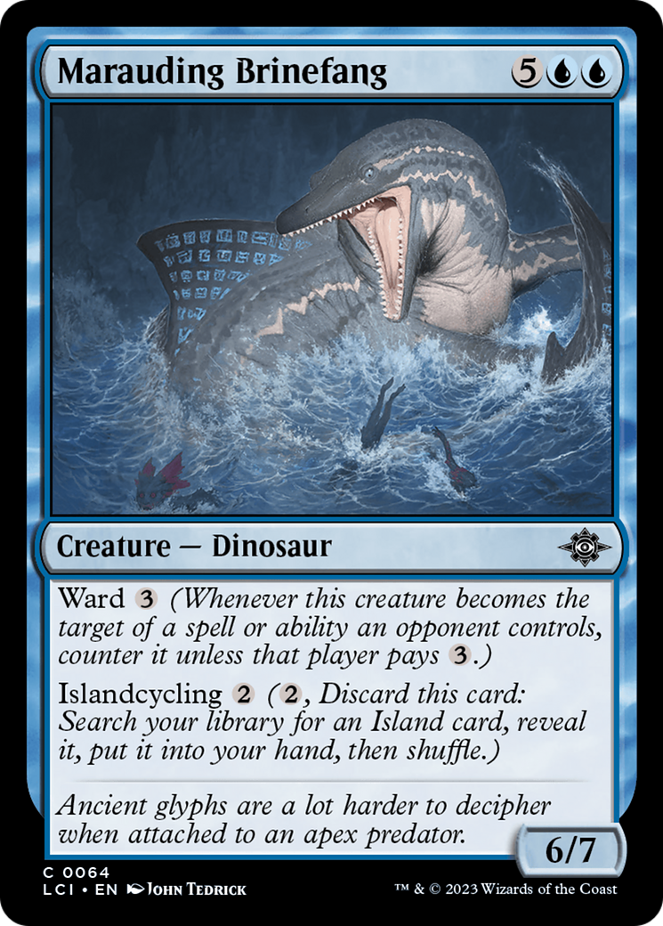Marauding Brinefang (LCI-064) [The Lost Caverns of Ixalan]