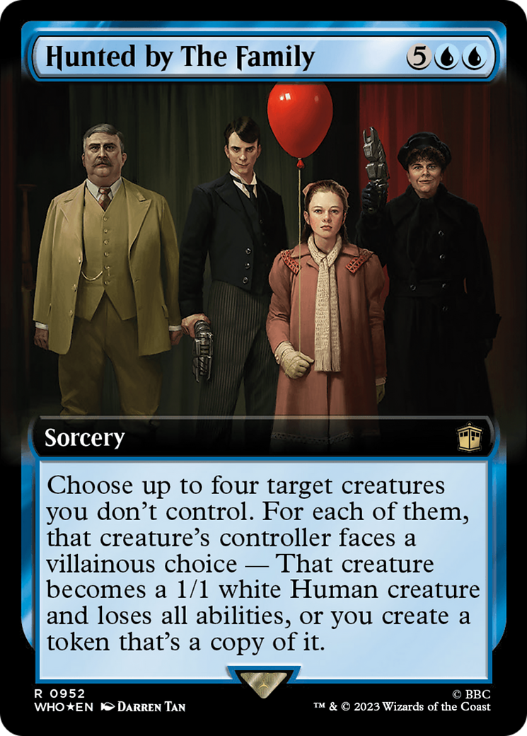 Hunted by The Family (WHO-952) [Doctor Who]: (Extended Art) Foil