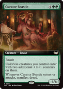 Curator Beastie (Extended Art) (DSC-058) [Duskmourn: House of Horror Commander]