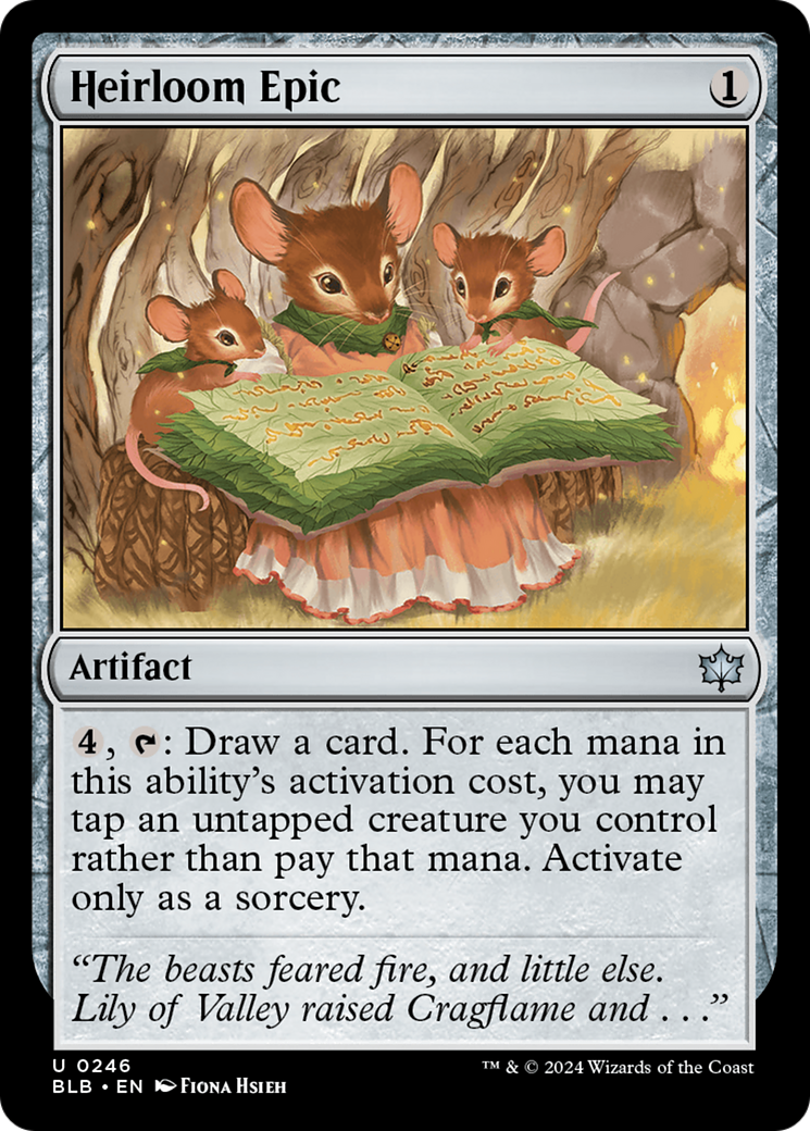Heirloom Epic (BLB-246) [Bloomburrow] Foil