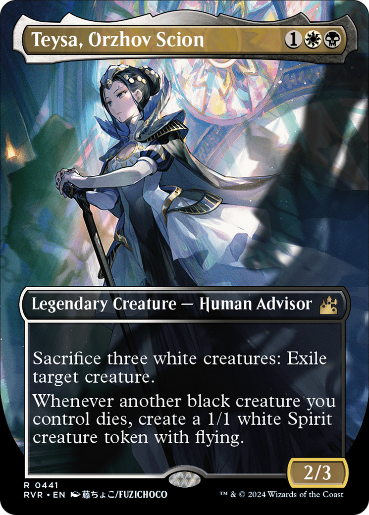 Teysa, Orzhov Scion (RVR-441) [Ravnica Remastered] (Borderless)