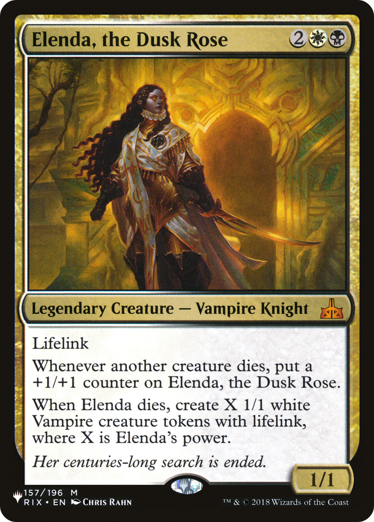 Elenda, the Dusk Rose (LIST-RIX-157) [The List]