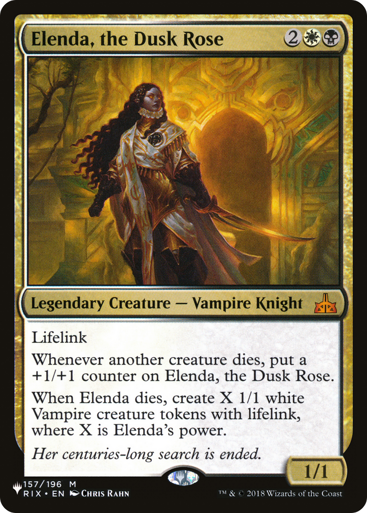 Elenda, the Dusk Rose (LIST-RIX-157) [The List]