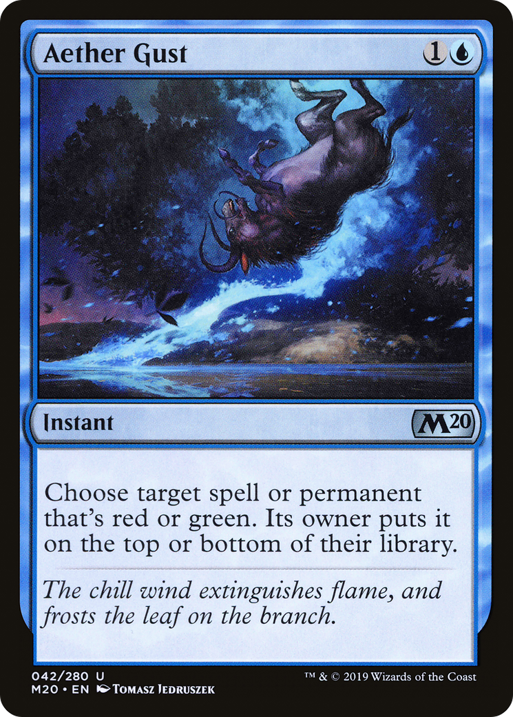 Aether Gust (M20-042) [Core Set 2020] Foil