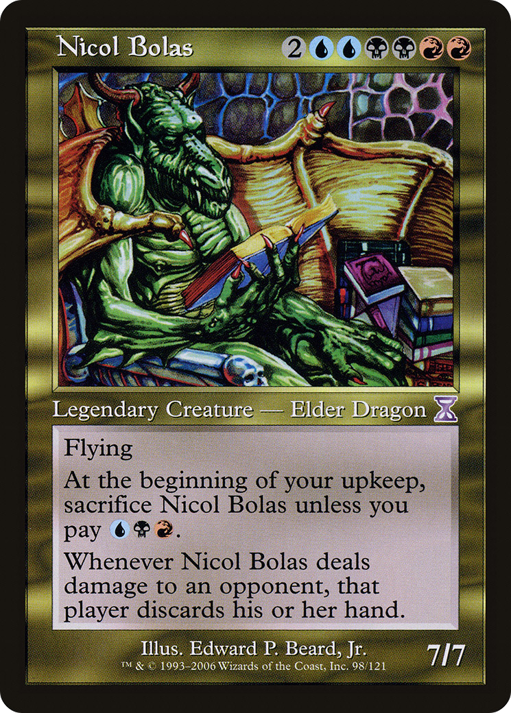 Nicol Bolas (TSB-098) [Time Spiral Timeshifted] Foil