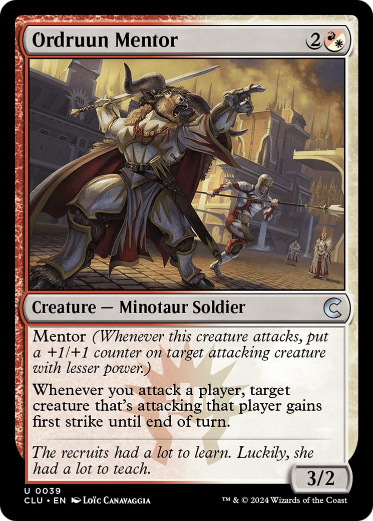 Ordruun Mentor (CLU-039) [Ravnica: Clue Edition]