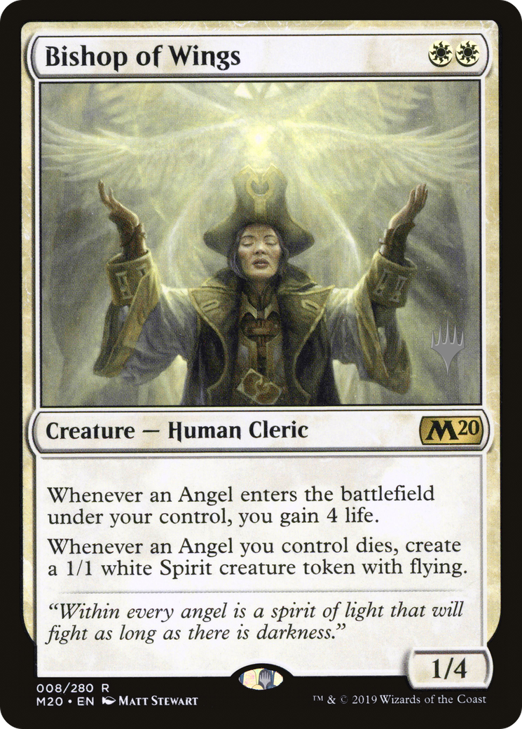 Bishop of Wings (PPM20-08P) [Promo Pack: Core Set 2020 Promos]