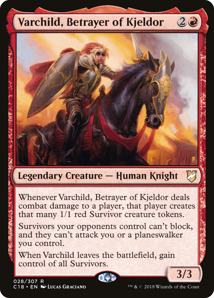 Varchild, Betrayer of Kjeldor (C18-028) [Commander 2018]