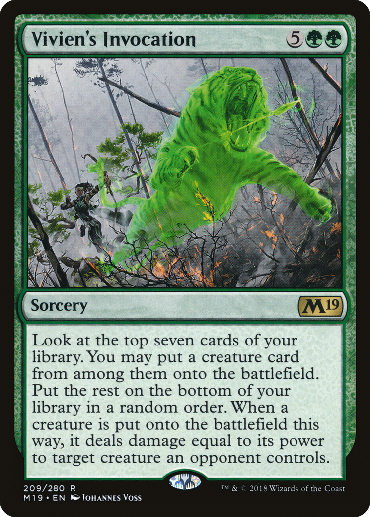 Vivien's Invocation (M19-209) [Core Set 2019] Foil