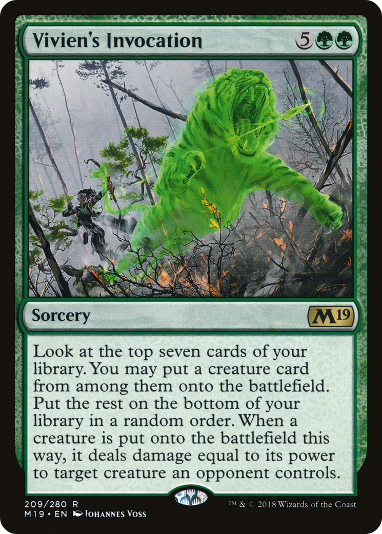 Vivien's Invocation (M19-209) [Core Set 2019]