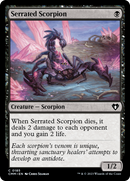 Serrated Scorpion (CMM-185) [Commander Masters] Foil