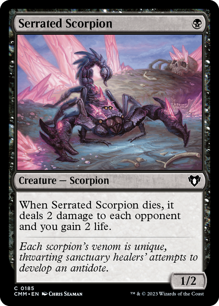 Serrated Scorpion (CMM-185) [Commander Masters]