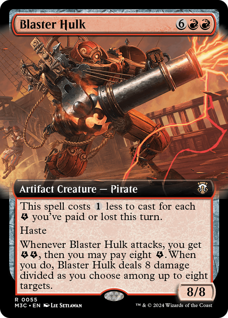 Blaster Hulk (M3C-055) [Modern Horizons 3 Commander]: (Extended Art)