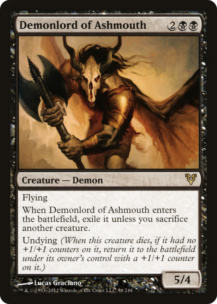 Demonlord of Ashmouth (AVR-096) [Avacyn Restored]