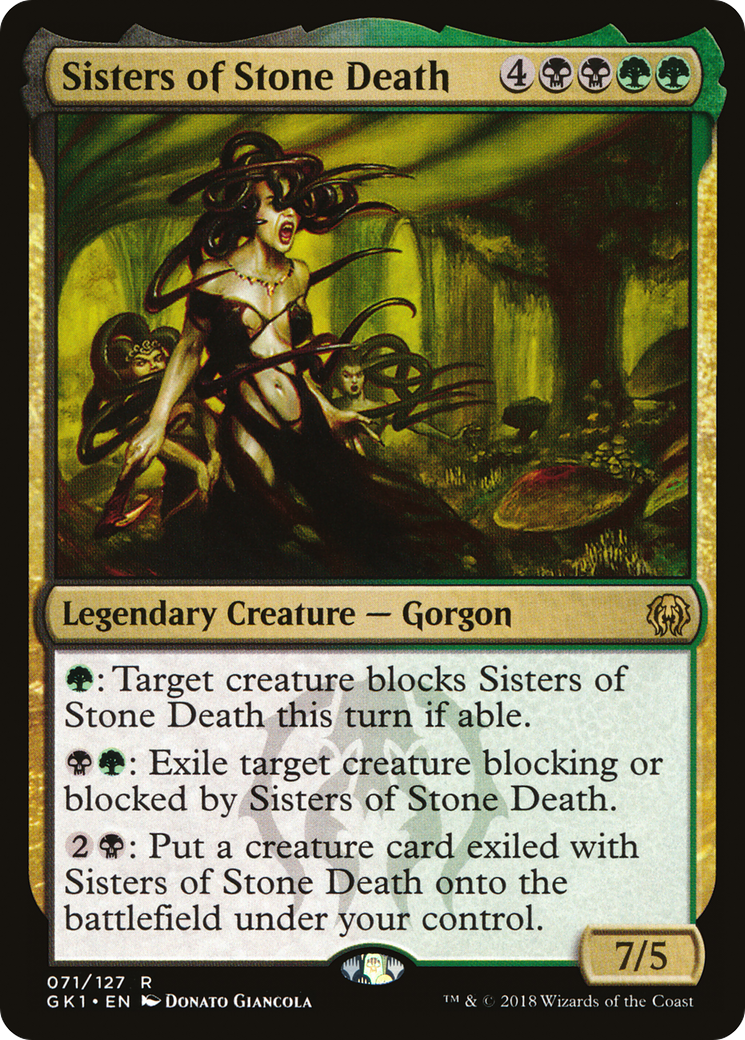 Sisters of Stone Death (GR1-071) [GRN Guild Kit]