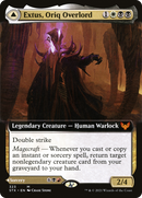 Extus, Oriq Overlord // Awaken the Blood Avatar (STX-323) [Strixhaven: School of Mages]: (Extended Art) Foil