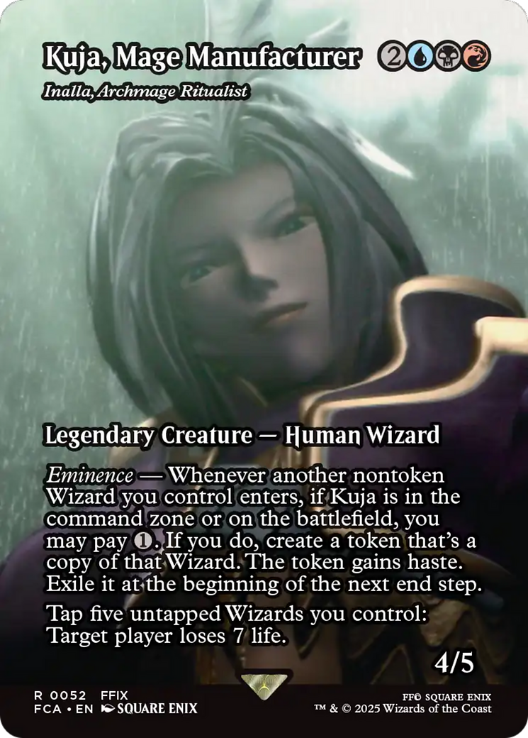 Kuja, Mage Manufacturer - Inalla, Archmage Ritualist (Showcase) (FCA-052) [FINAL FANTASY: Through the Ages] / Kuja, Mage Manufacturer (Borderless)