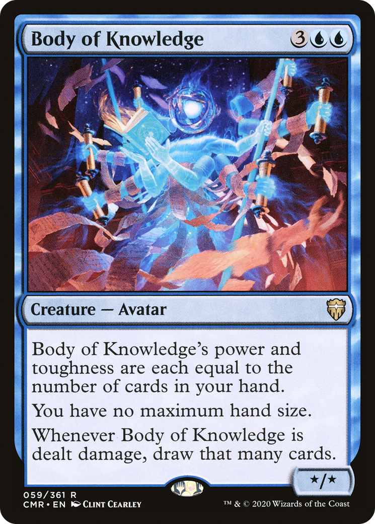 Body of Knowledge (CMR-059) [Commander Legends] Foil