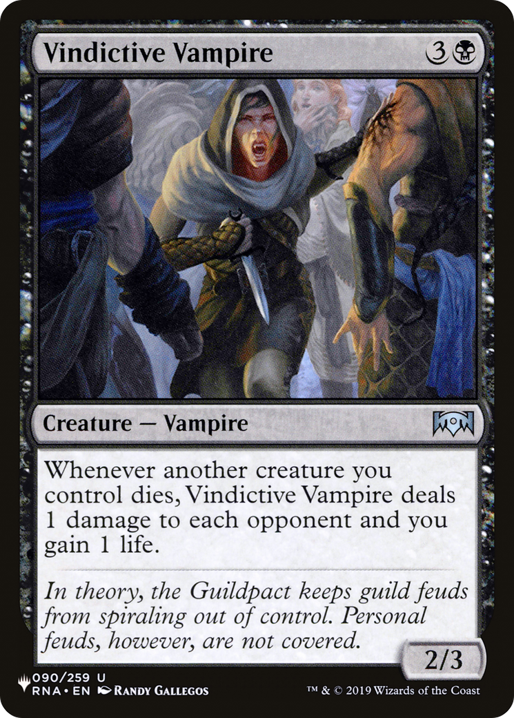 Vindictive Vampire (LIST-RNA-90) [The List]