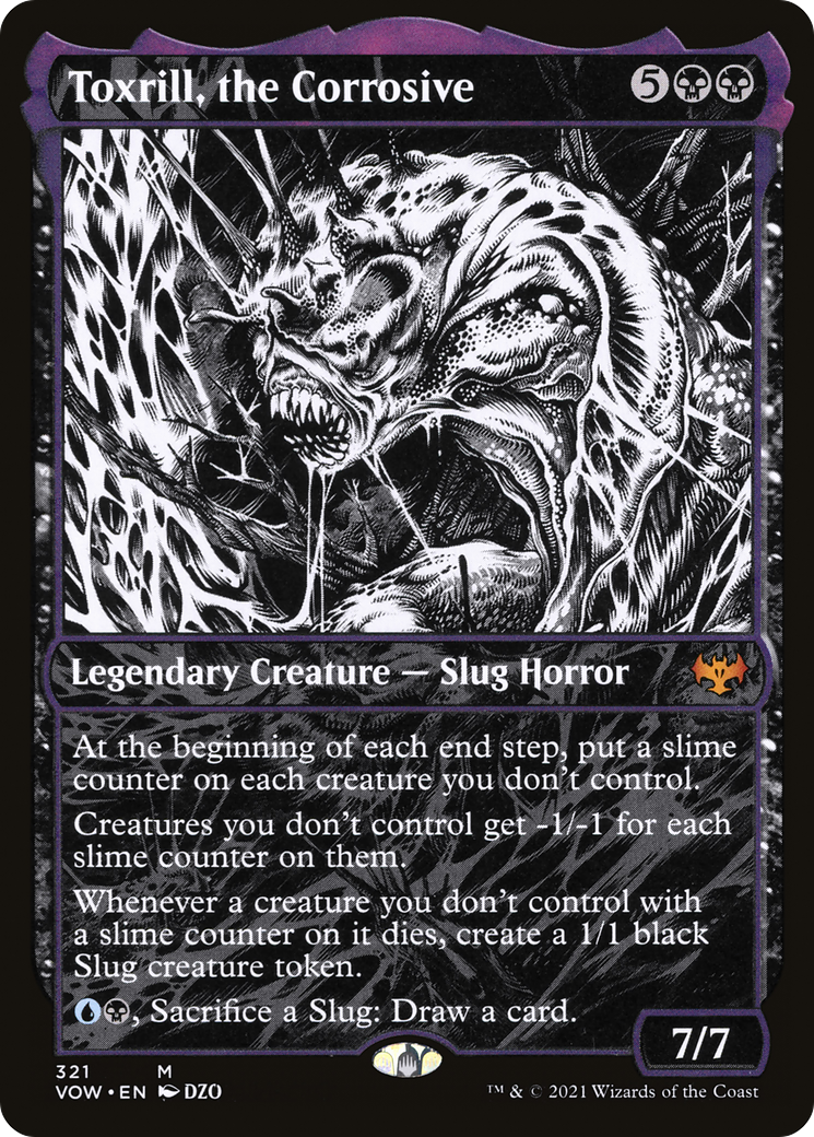 Toxrill, the Corrosive (VOW-321) [Innistrad: Crimson Vow]: (Showcase)