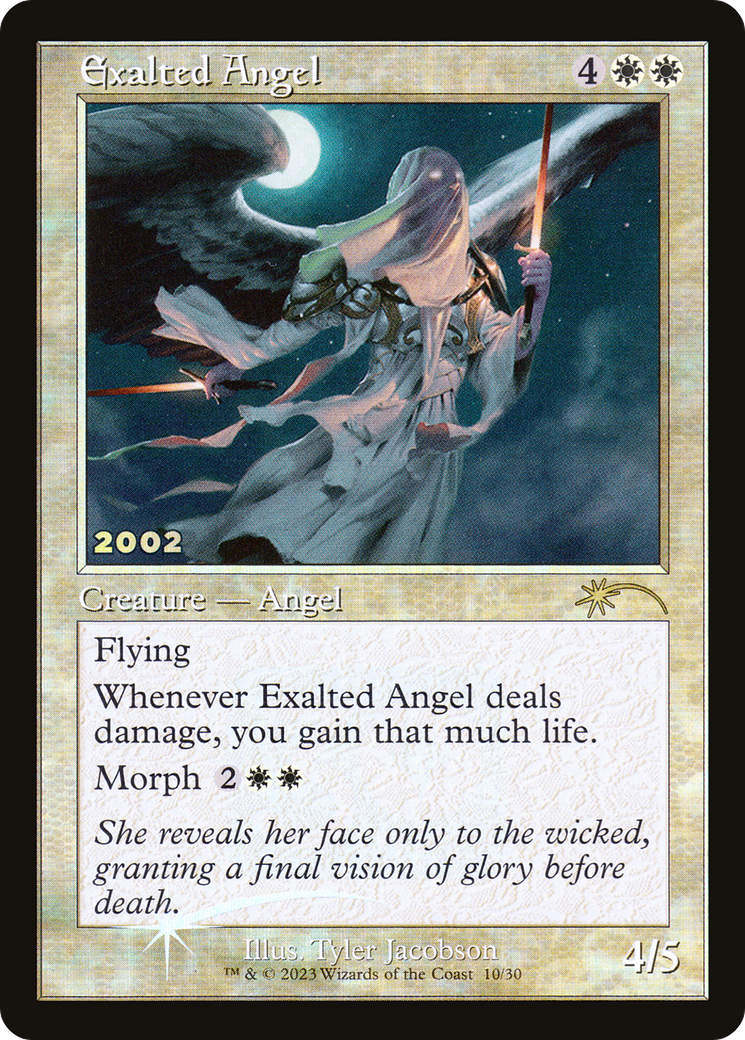 Exalted Angel (30A-P-010) [30th Anniversary Play Promos] Foil