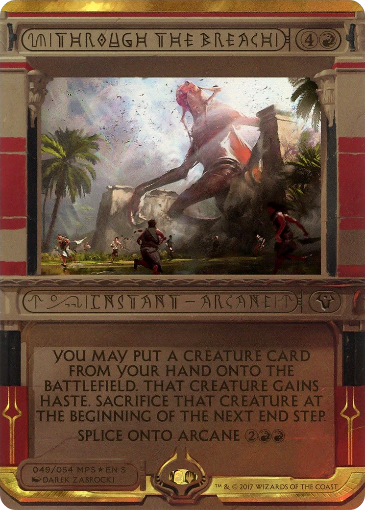 Through the Breach (MPS2-049) [Amonkhet Invocations] (Borderless) Foil